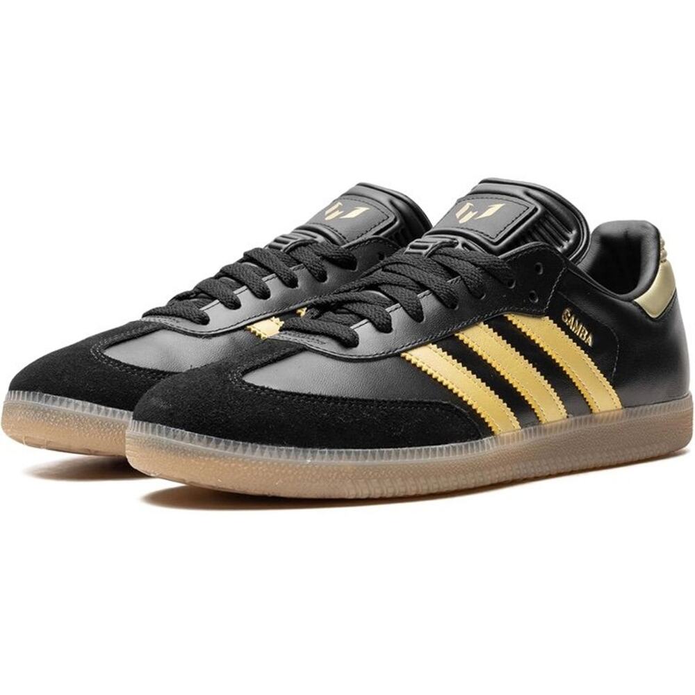 ADIDAS Big Kids' Black Samba Messi GS Shoes 6Y